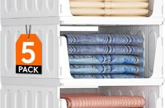 Lifewit Organizador de Armario Apilable, 5-Pack por 29,99€ (25% de descuento)
