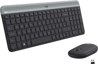 Logitech MK470 Combo Teclado y Ratón Inalámbrico por 36,09€ (42% de descuento)