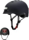 MAGIC SELECT Casco de Ciclismo con Luz Frontal y Trasera