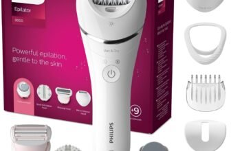 Philips Epilator Serie 8000 – Depiladora para Mujeres por 79,99€ (43% de descuento)