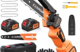 VIWKO 6C10S – Mini Motosierra a Batería por 39,99€ (33% de descuento)
