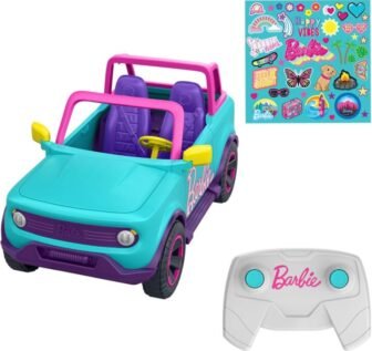Hot Wheels Barbie SUV Radiocontrol – Coche Teledirigido por 30,14€ (30% de descuento)