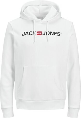 JACK & JONES Jjecorp Logo Sweat Hood Noos – Sudadera con Capucha por 17,99€ (40% de descuento)