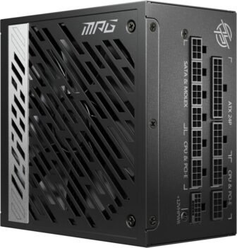 MSI MPG A1000G PCIE5 por solo 119,95€ (23% de descuento) en esta fuente de alimentación