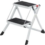SONGMICS GSL02WT por solo 18,91€ (32% de descuento) – Escalera Plegable de 2 Peldaños