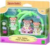 Sylvanian Families – 5801 Bebés Ciervo en el Columpio por solo 22,49€ (25% de descuento) en este set de figuras infantiles