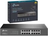 TP-Link TL-SG1016D – Switch de 16 Puertos Gigabit por 44,95€ (43% de descuento)
