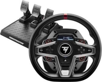 Thrustmaster T248 – Volante de Carreras con Pedales para PS5, PS4 y PC por 249€ (29% de descuento)